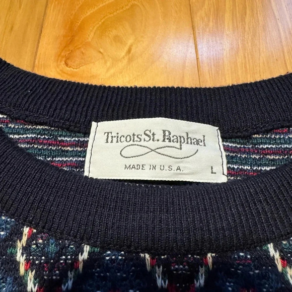 COPY - Vintage Tricots St. Raphael Oversized Soft  knit Sweater Made in USA​ - Picture 3 of 4